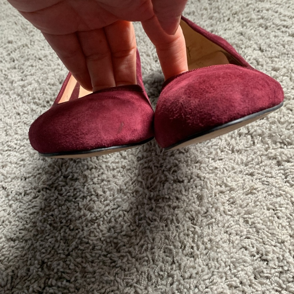 Sole Society Burgundy Suede Heels - Picture 4 of 12